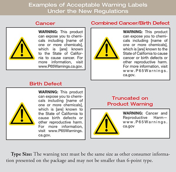 24/7 Customer Service California Proposition 65 Warning Labels Short